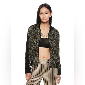 OTD leopard track Jacket. Size small. BNWT
